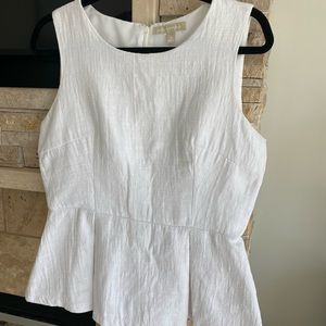 Banana Republic white dress tank